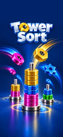 Tower Sort: Stack & Merge Screenshot 1 of 5