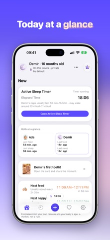 BabyPath: Newborn Baby Tracker iPhone screenshot 1