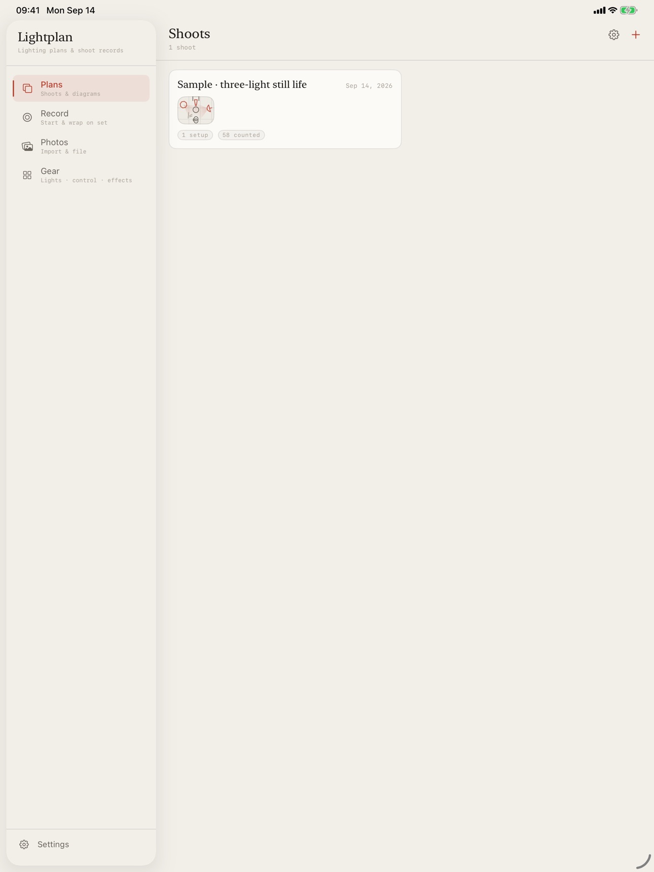 Screenshot 10 of Lightplan