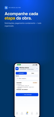 BUB : Obras & Reformas iPhone screenshot