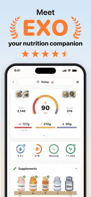 EXO AI: Calorie Counter screenshot 1