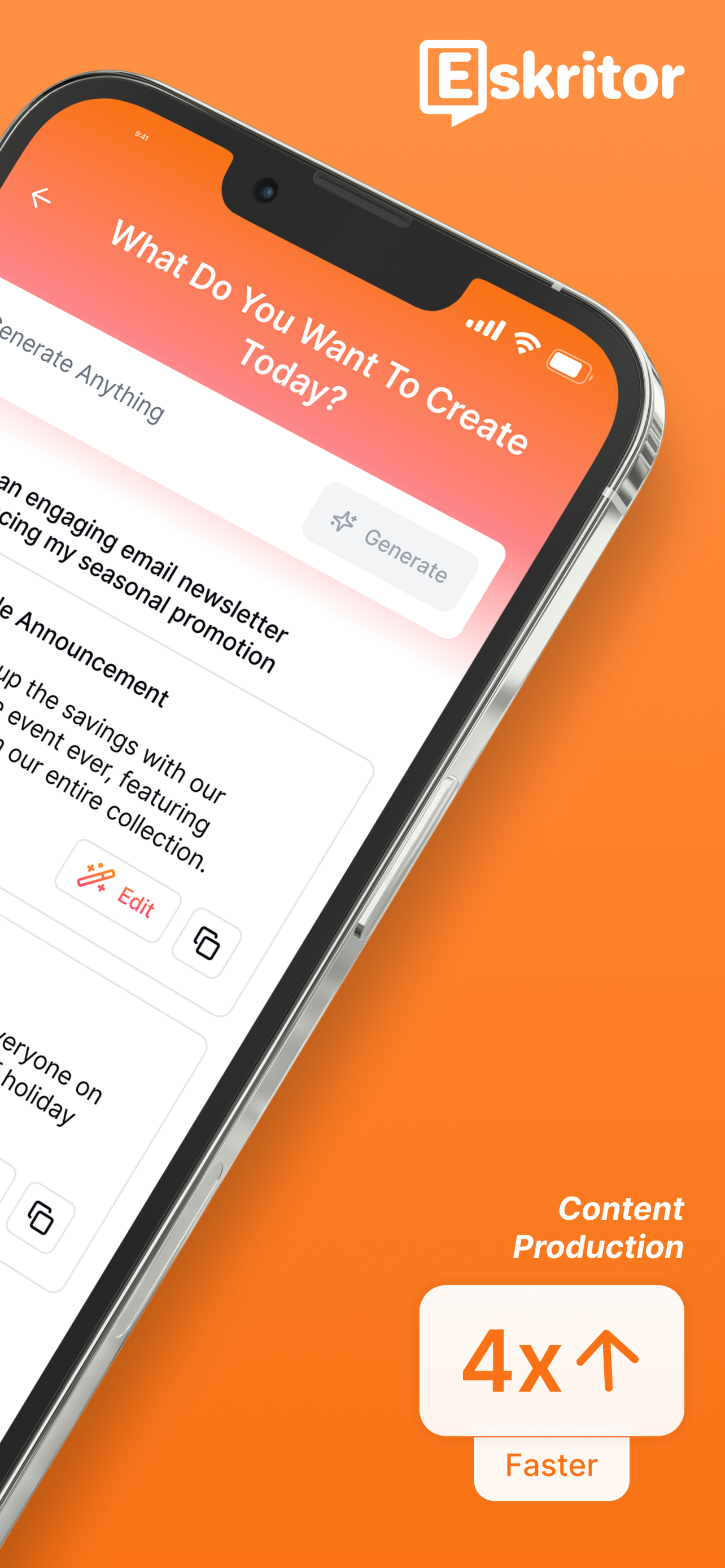 Eskritor: AI Writing Assistant