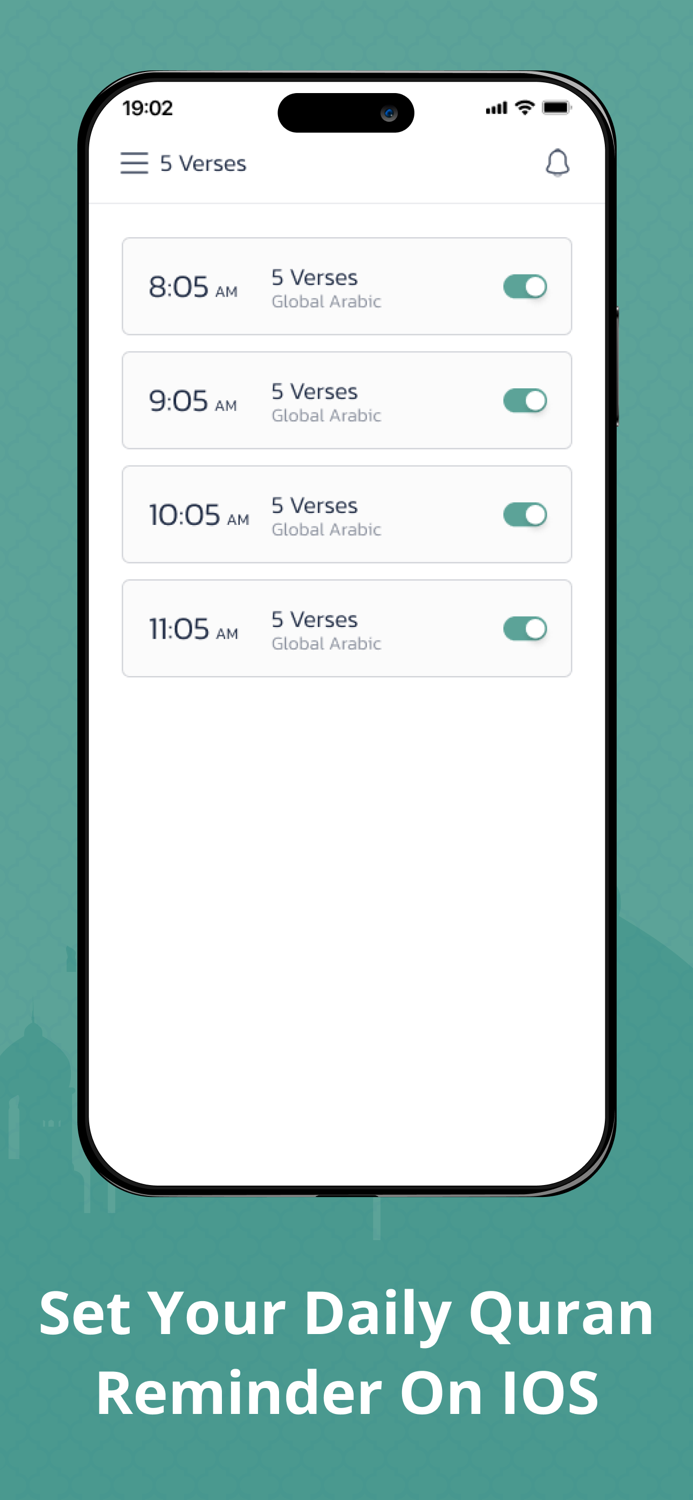 5 Verses - Daily Quran Alert
