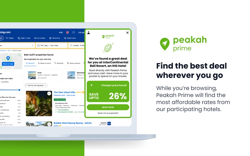 Peakah Prime app screenshot
