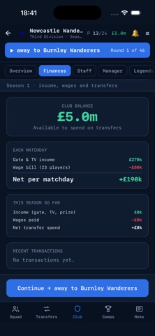 Tactical manager screenshot 2