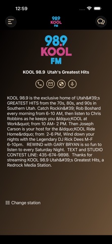 98.9 KOOL FM - KRQX Screenshot 3 of 5