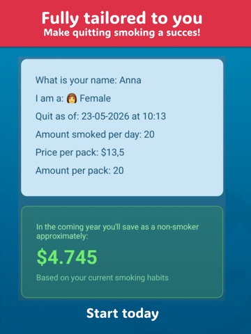 Quit Smoking Buddy - Premium iPad screenshot