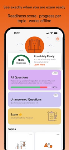 VCA Exam Prep English Test iPhone screenshot