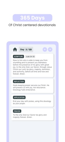 Calm in Christ Devotional screenshot