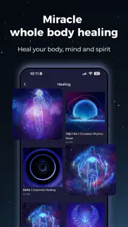 frequency: healing sounds iphone screenshot 2