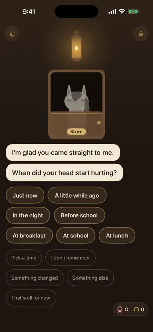 Shire: Headache Diary screenshot 2