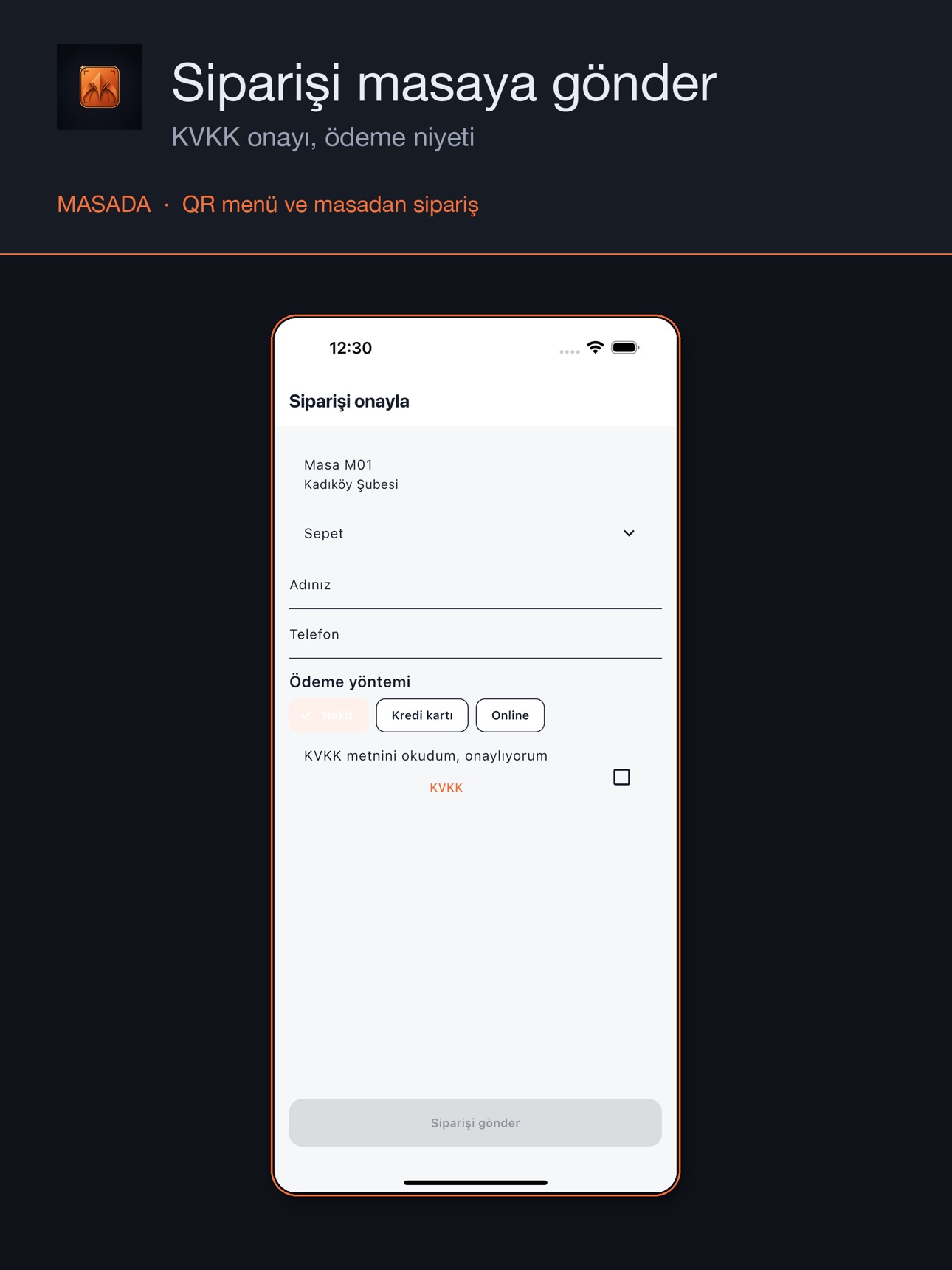 Screenshot 8 of Masada: QR Menü ve Sipariş