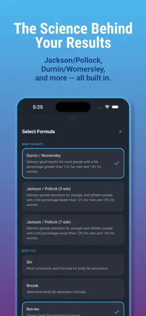 Plixi: Body Fat Calculator screenshot 3