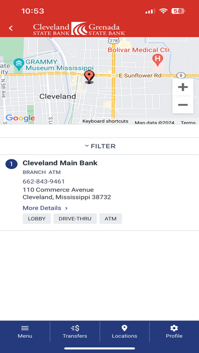Cleveland State Bank ME Screenshot