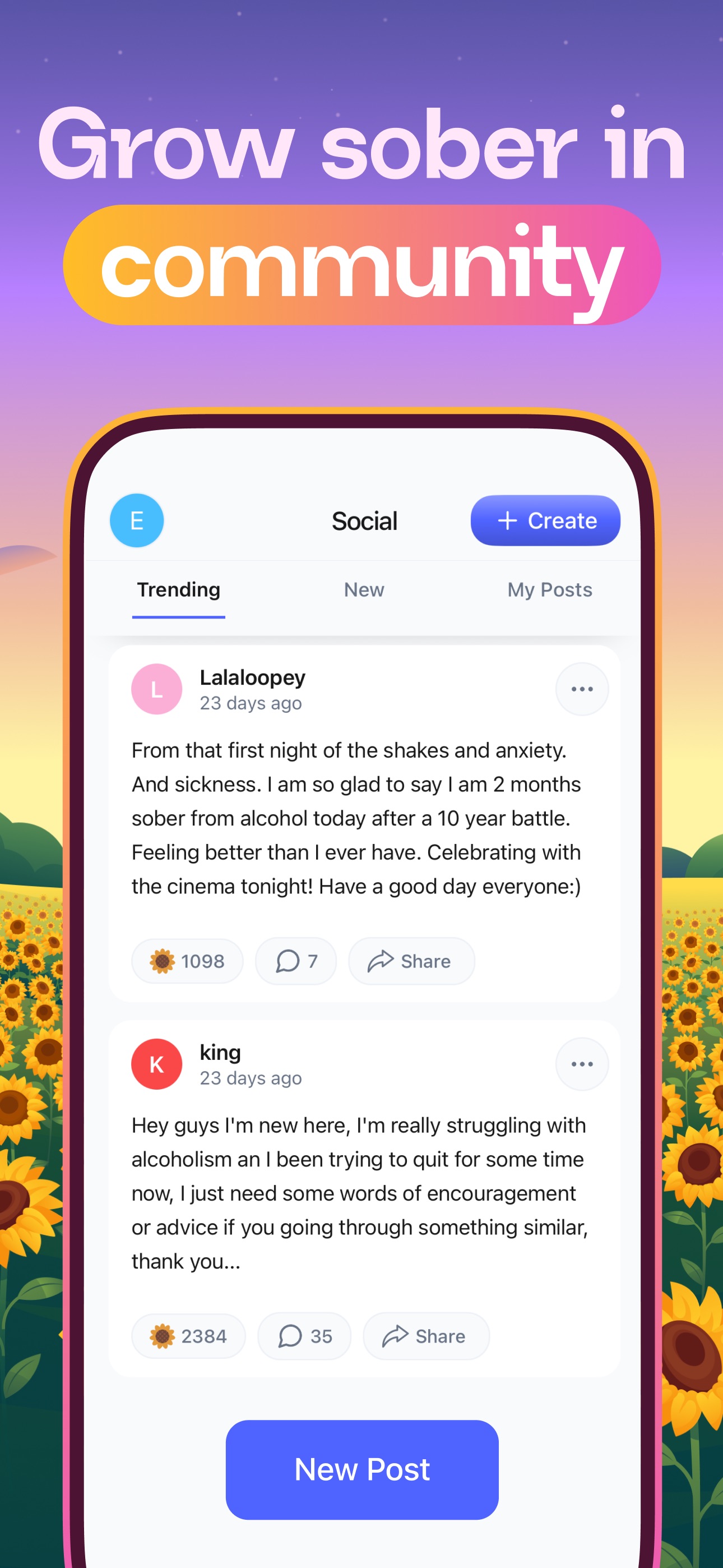 Sunflower - Quit Any Addiction screenshot 4