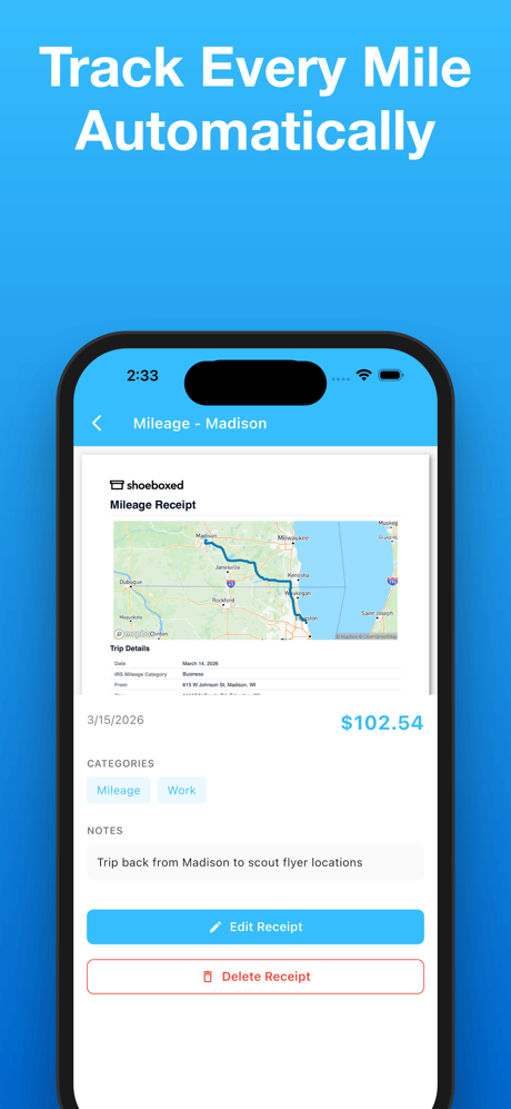 Shoeboxed: Receipt Scanner screenshot 2