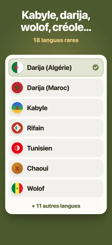 Dialect : apprends ta langue screenshot 2 of 8