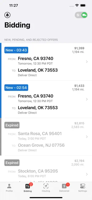 Boss Lady Couriers Driver screenshot 2