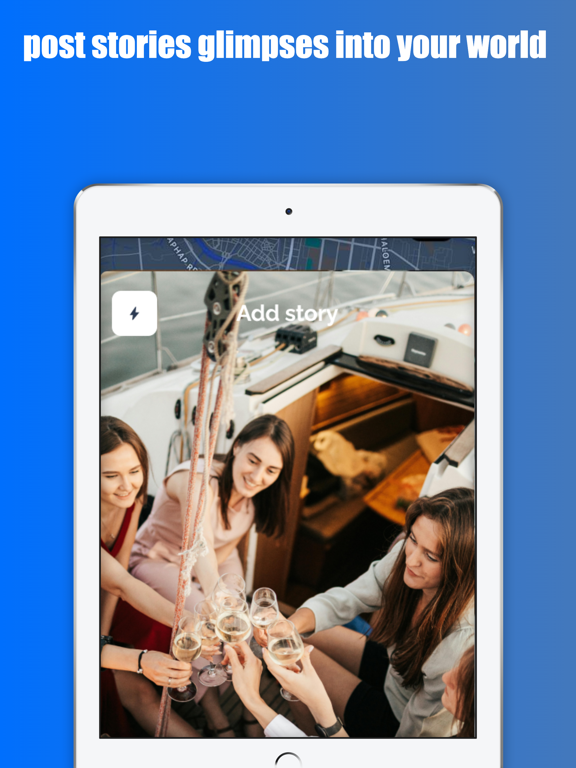 Mano - Chat, Places & Moments iPad screenshot 6 - Social Networking app