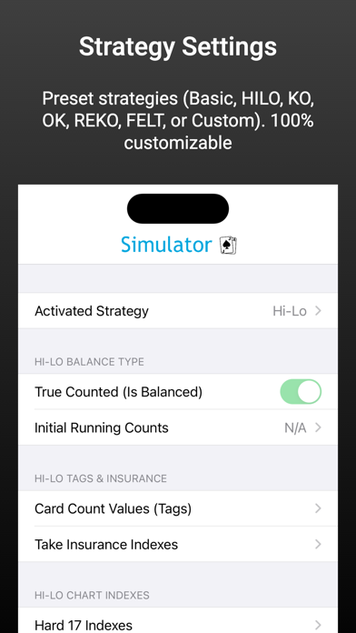 Blackjack - Simulator Screenshot