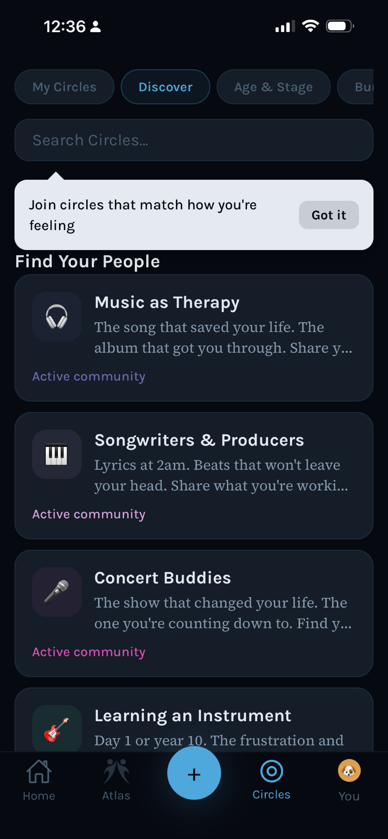 Atlas - Feel. Share. Find.