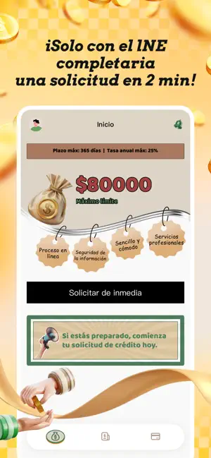 Dinero Rapido:Préstamo rápido iPhone screenshot 3