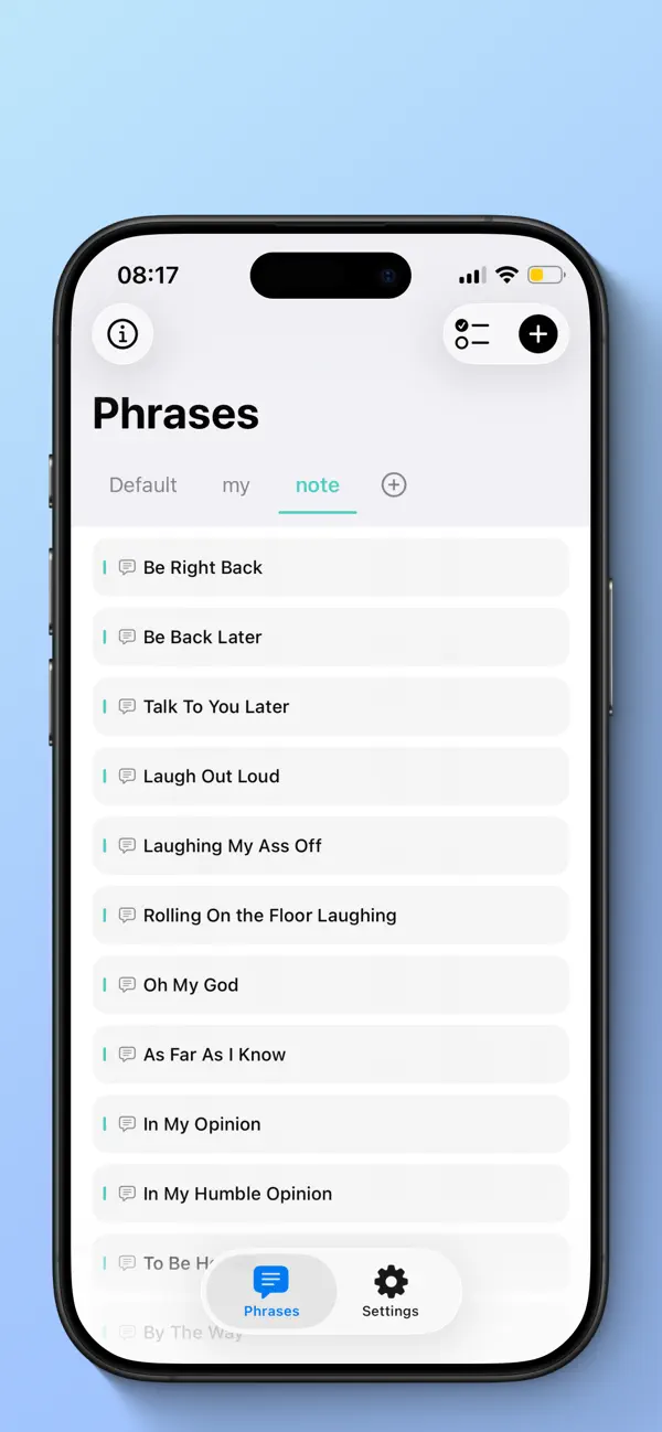 #1. QuickPhrase - Quick Text Input (iOS) Ved: 志杰 朱