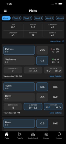 EndZone : Ultimate Pick'em Screenshot 1 of 8