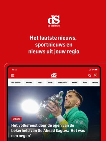 De Stentor Nieuws iPad screenshot