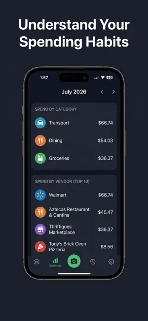 SnapBudget: Snap & Track screenshot 3