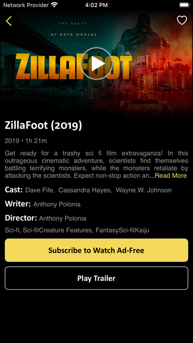 Cult Movie Channel Screenshot