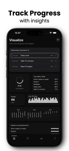 Habit Tracker - Elevate Screenshot 2 of 5