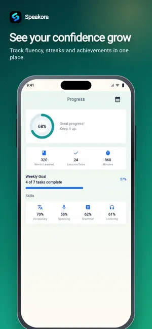 Speakora: AI English Coach screenshot 2