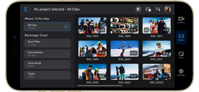 Blackmagic Camera Screenshot