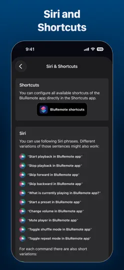 Скриншот BluRemote - BluOS Controller на iPhone 6