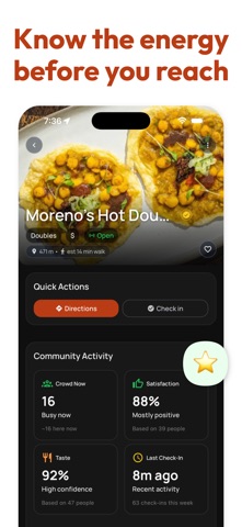 Bara: See what’s open nearby iPhone screenshot