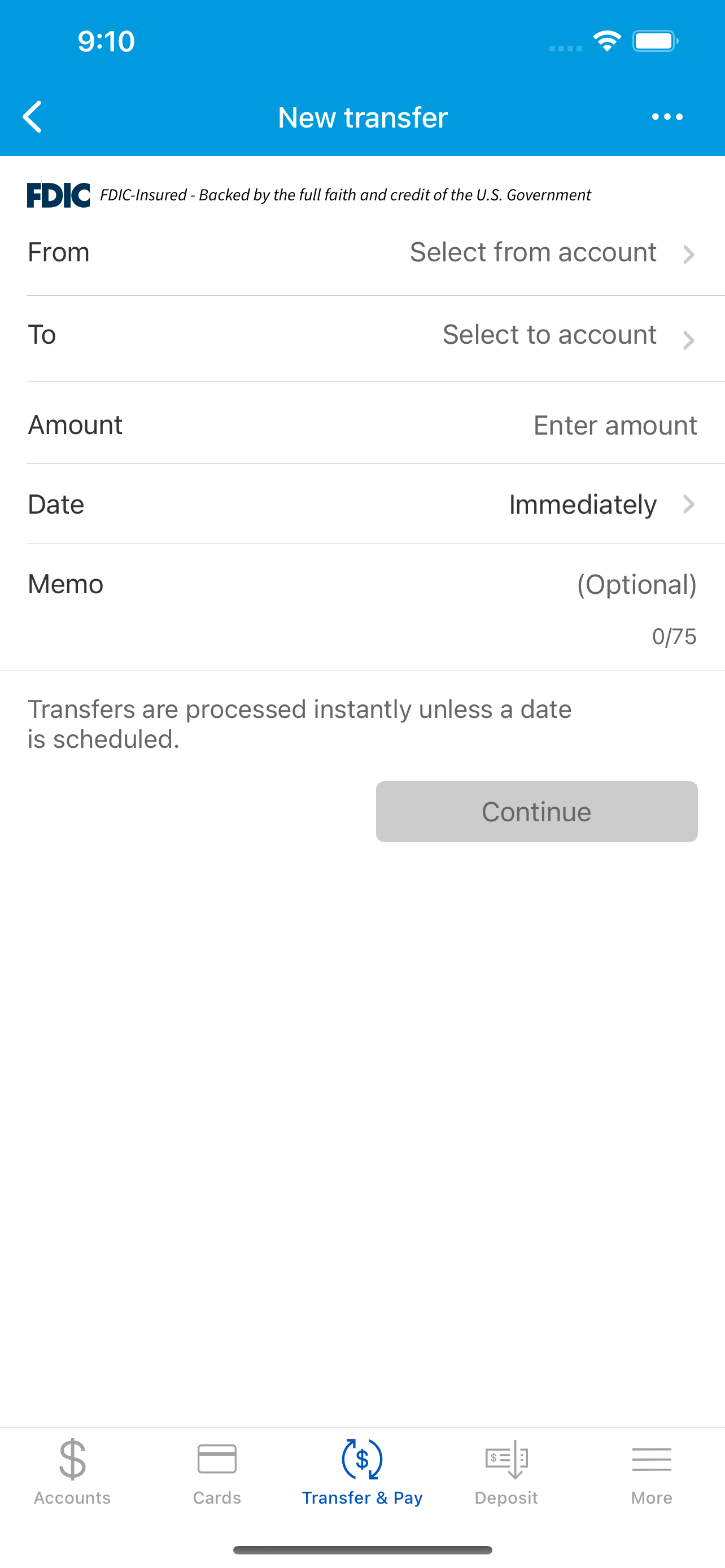 Kirkpatrick Bank Mobile screenshot 2