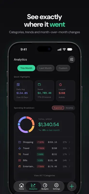 Pocket: Ausgaben-Tracker screenshot 5 of 6