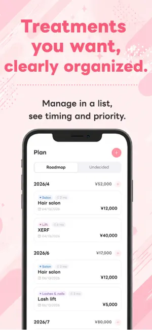 Beauty Budget - Track & Plan screenshot 2