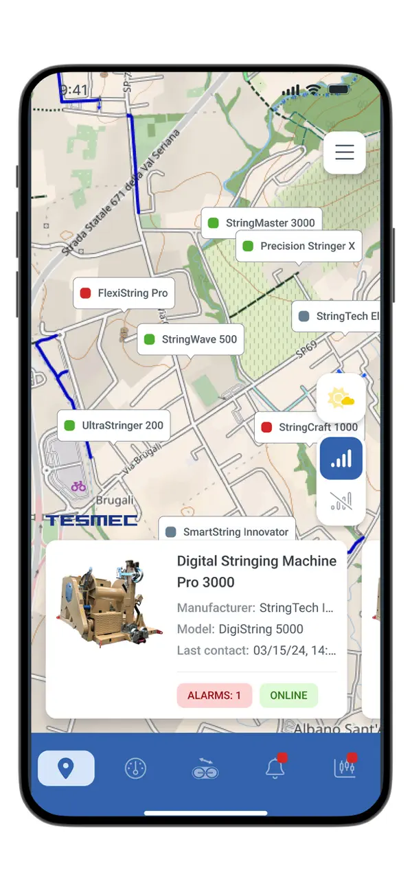 #1. Teo CTRL App (iOS) Podle: Tesmec S.p.a.