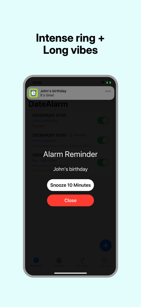 DateAlarm - Reminder Alarm screenshot 3