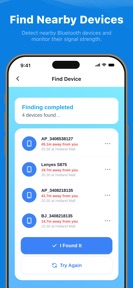 Bluetooth Finder, Find Device screenshot