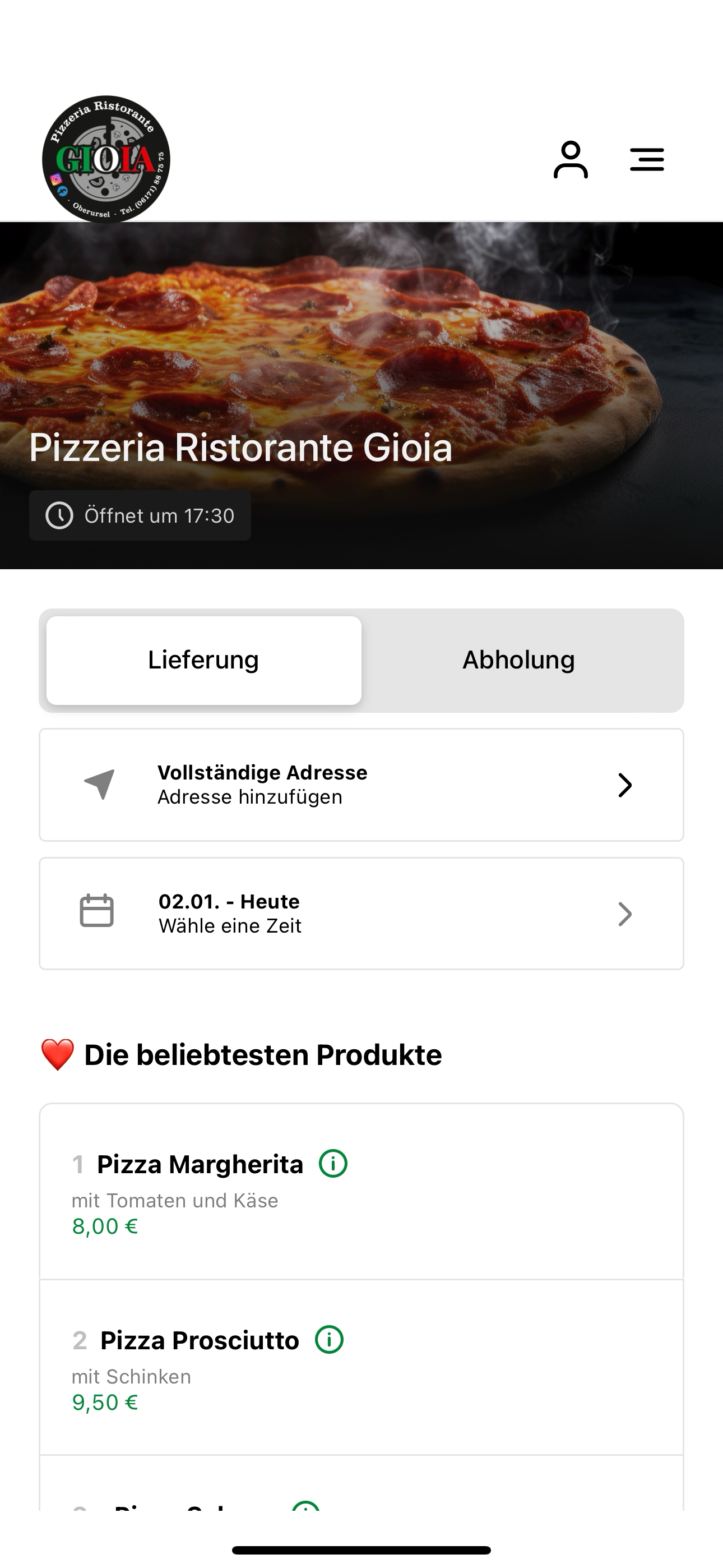 Pizzeria Ristorante Gioia