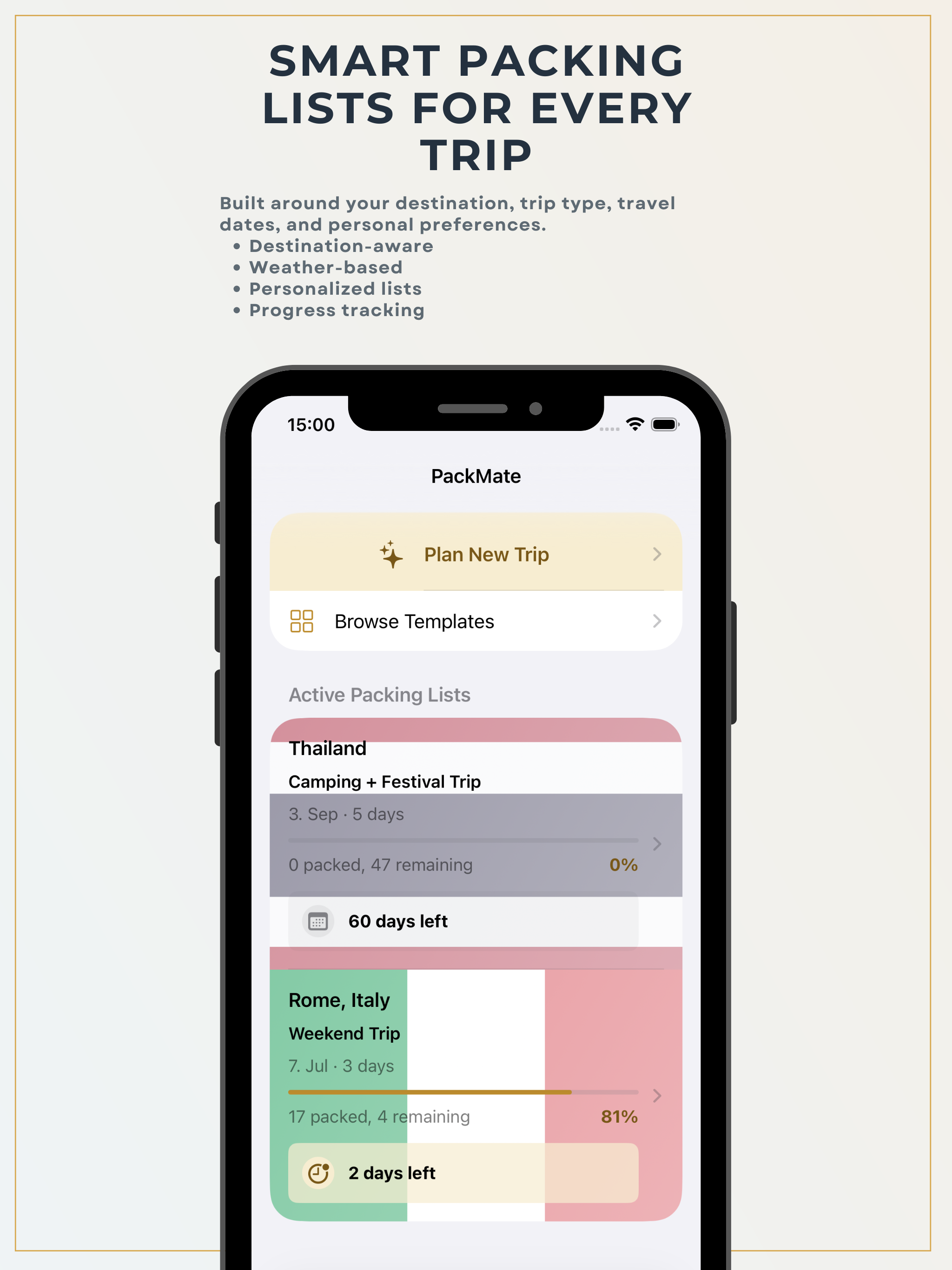 PackMate - Travel Assistant screenshot 8