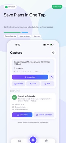NovaCal: Screenshot Calendar iPhone screenshot