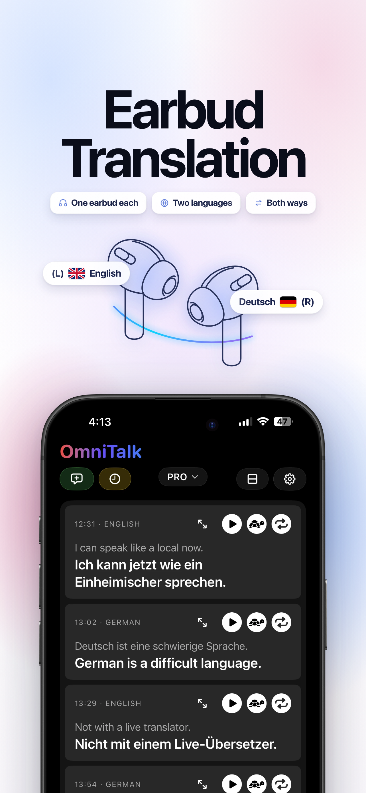 RealTime Translator - OmniTalk screenshot 2