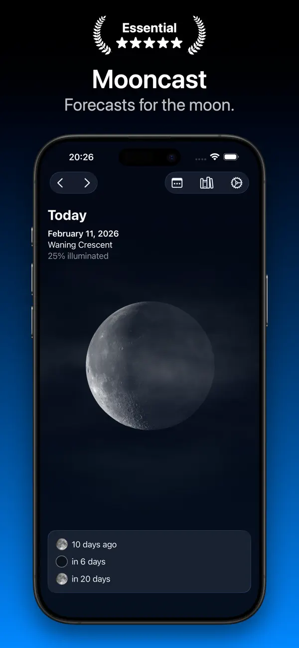 #1. Mooncast (iOS) By: Mathieu Routhier