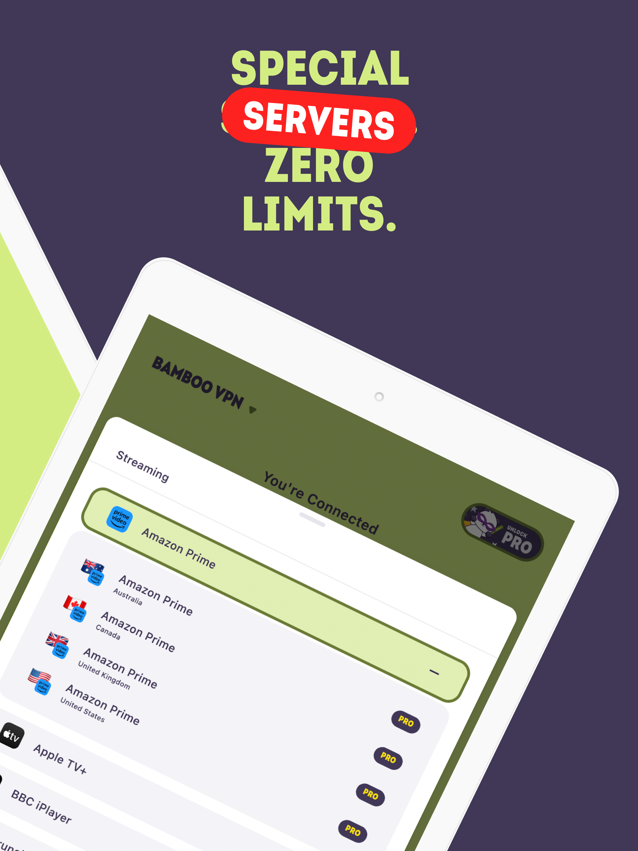 Bamboo VPN : Speedy & Private screenshot 9