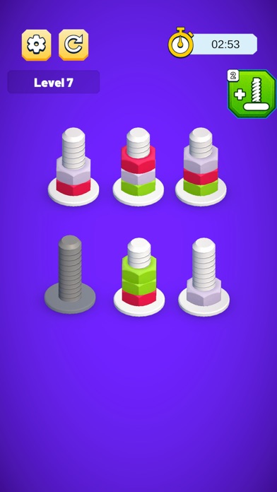 Nuts & Bolt: Color Sort Fun Screenshot