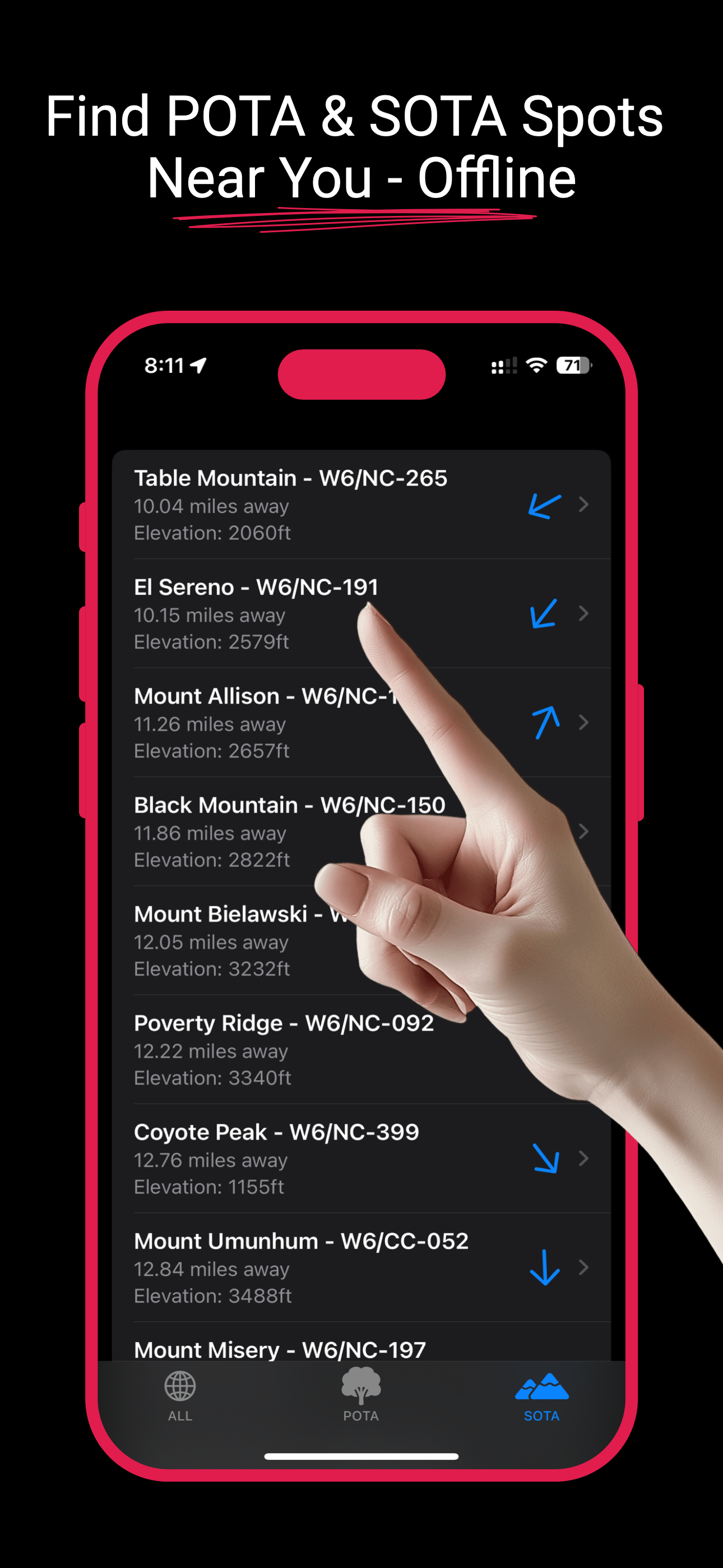 Offline Spotter for POTA/SOTA